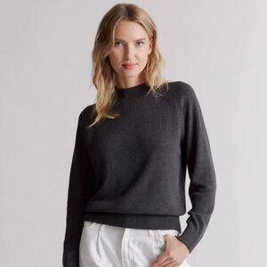 Quince 100% Organic Cotton Mock Neck Sweater